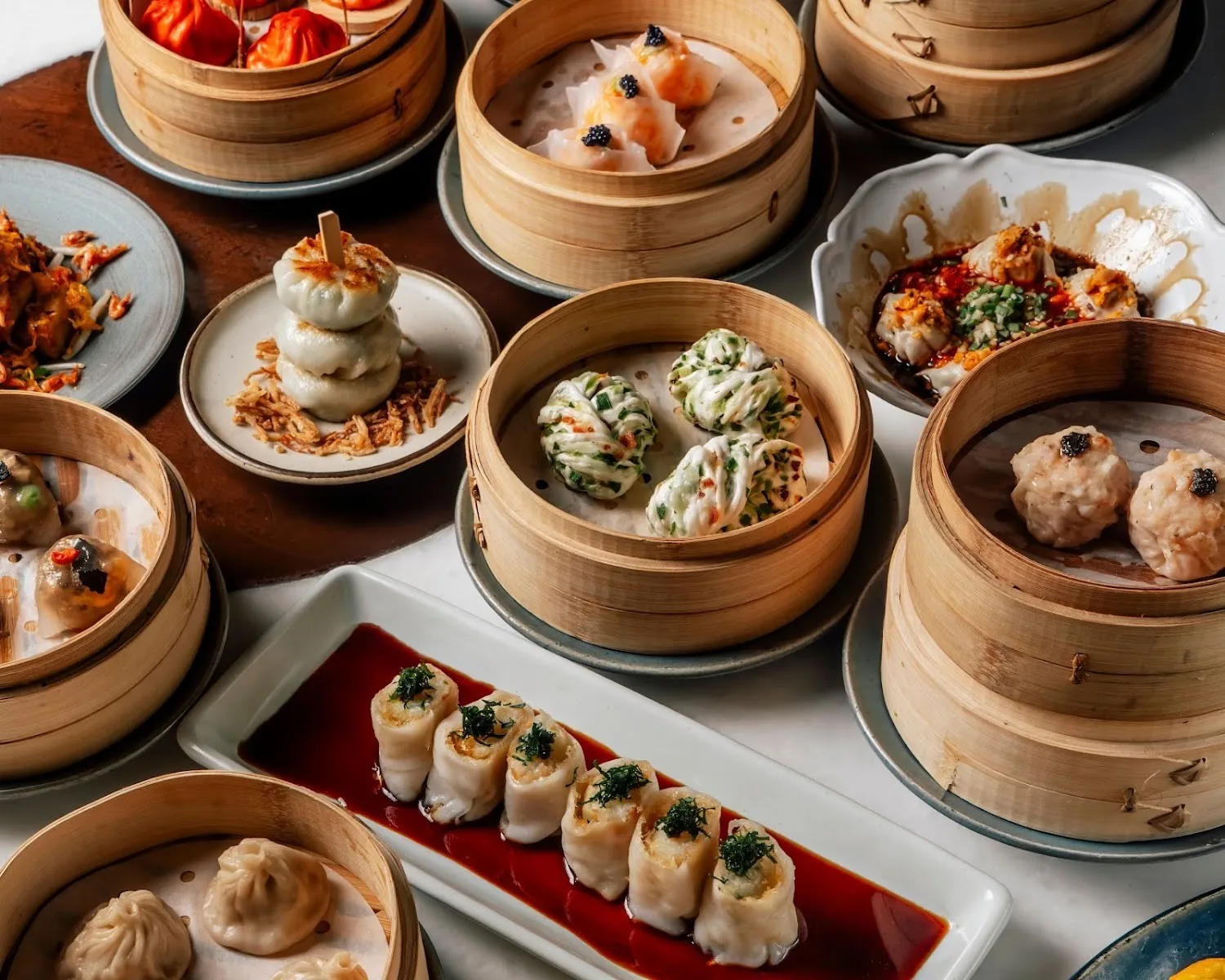 Mott 32 Bangkok - dim sum spread
