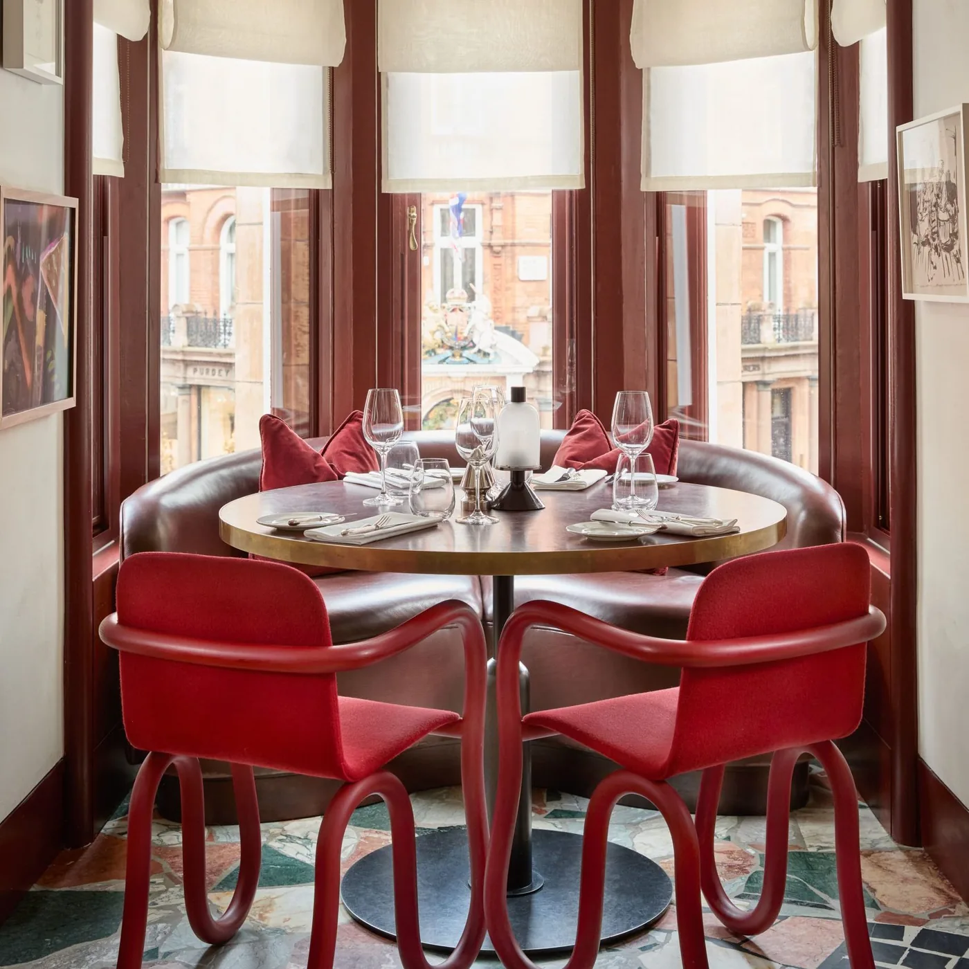 Mount St. Restaurant - bay window booth