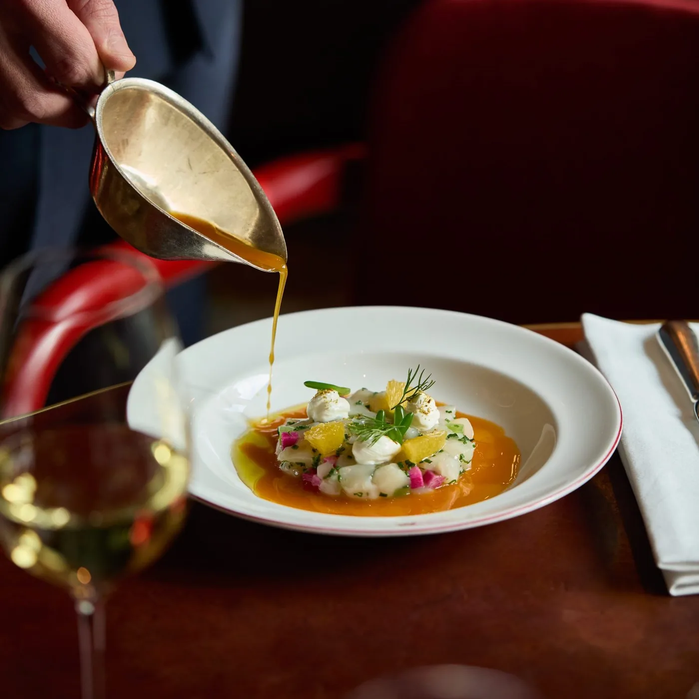 Mount St. Restaurant - signature crudo dish