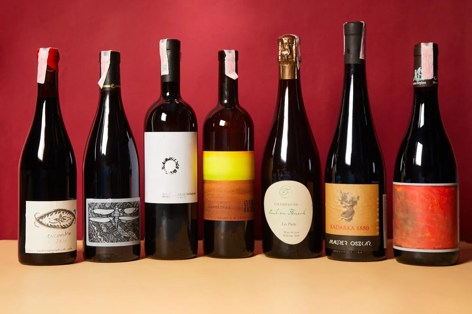 Ms. Maria & Mr. Singh - beverage wine bottles display