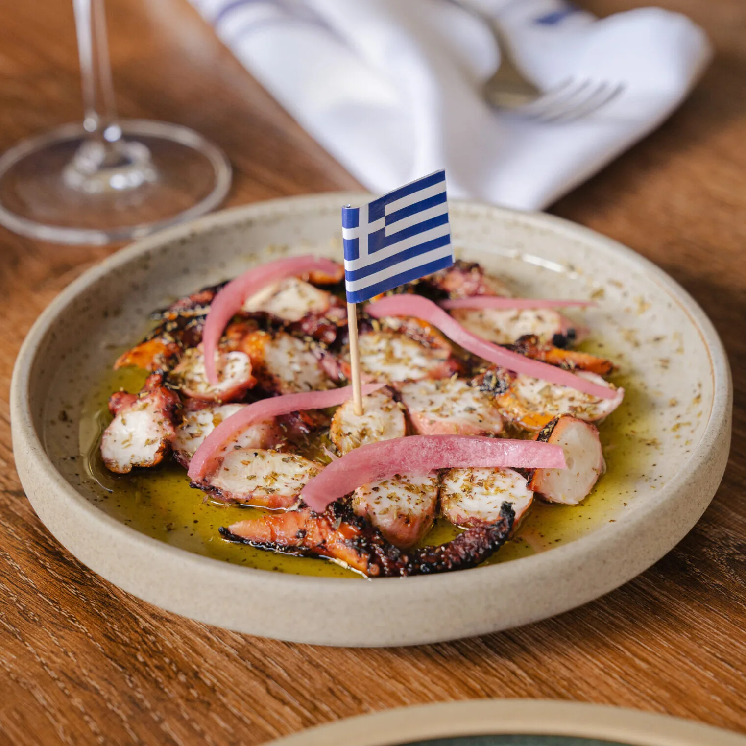 Nammos Estiatorio - grilled octopus