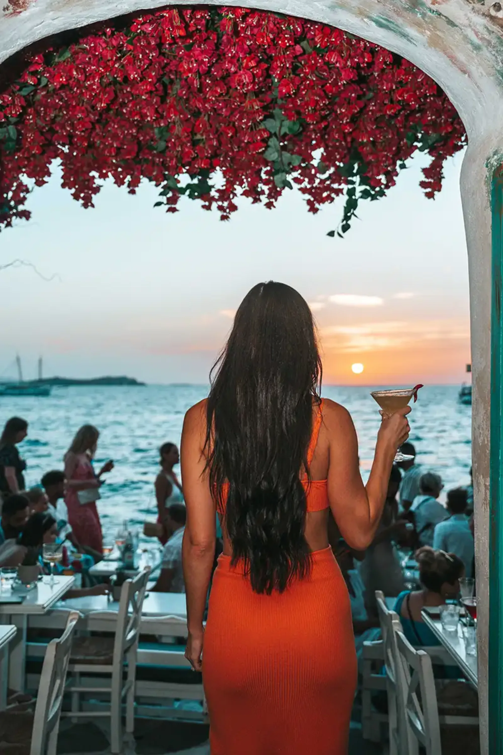 Negrita - sunset bougainvillea terrace