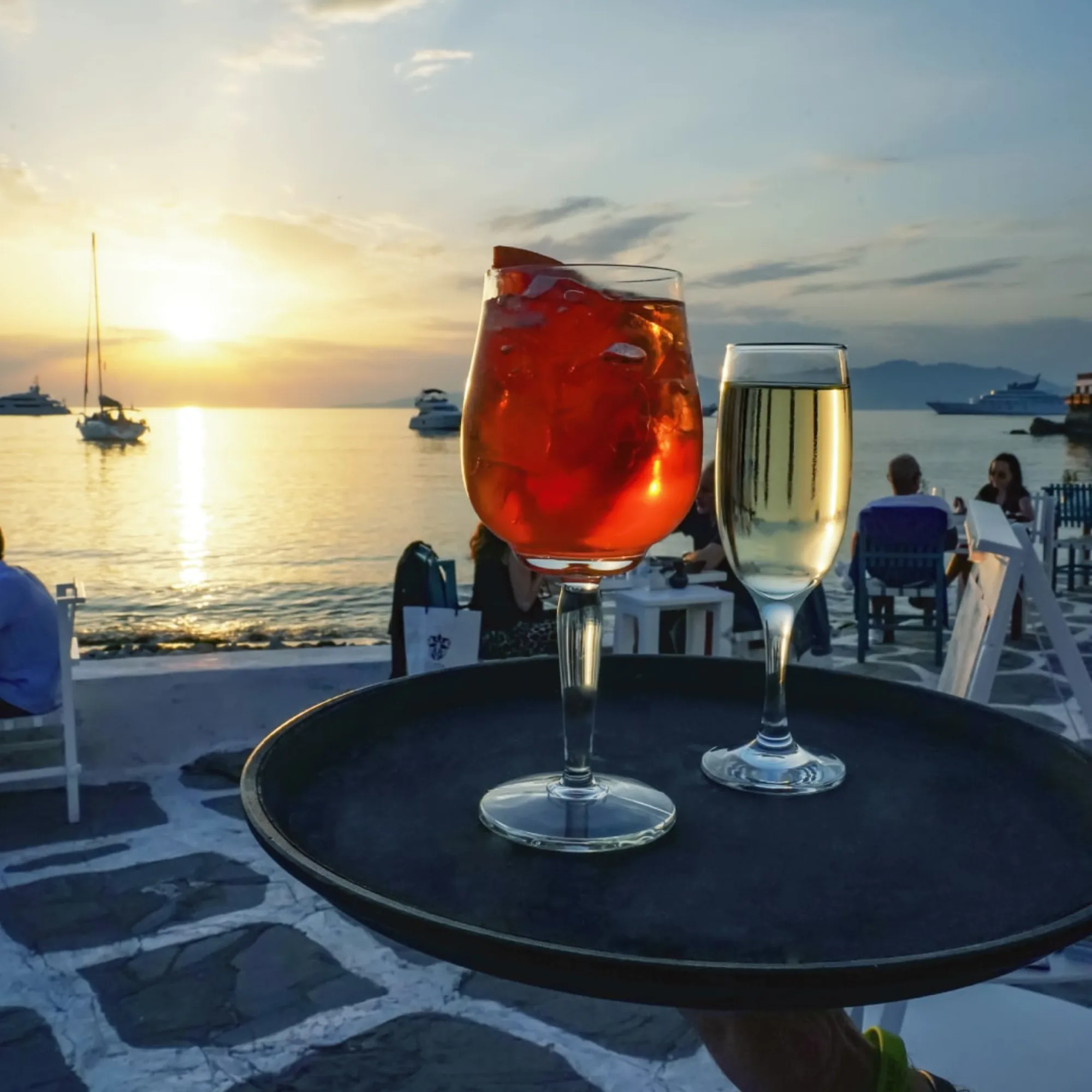 Nice n Easy - sunset spritz champagne