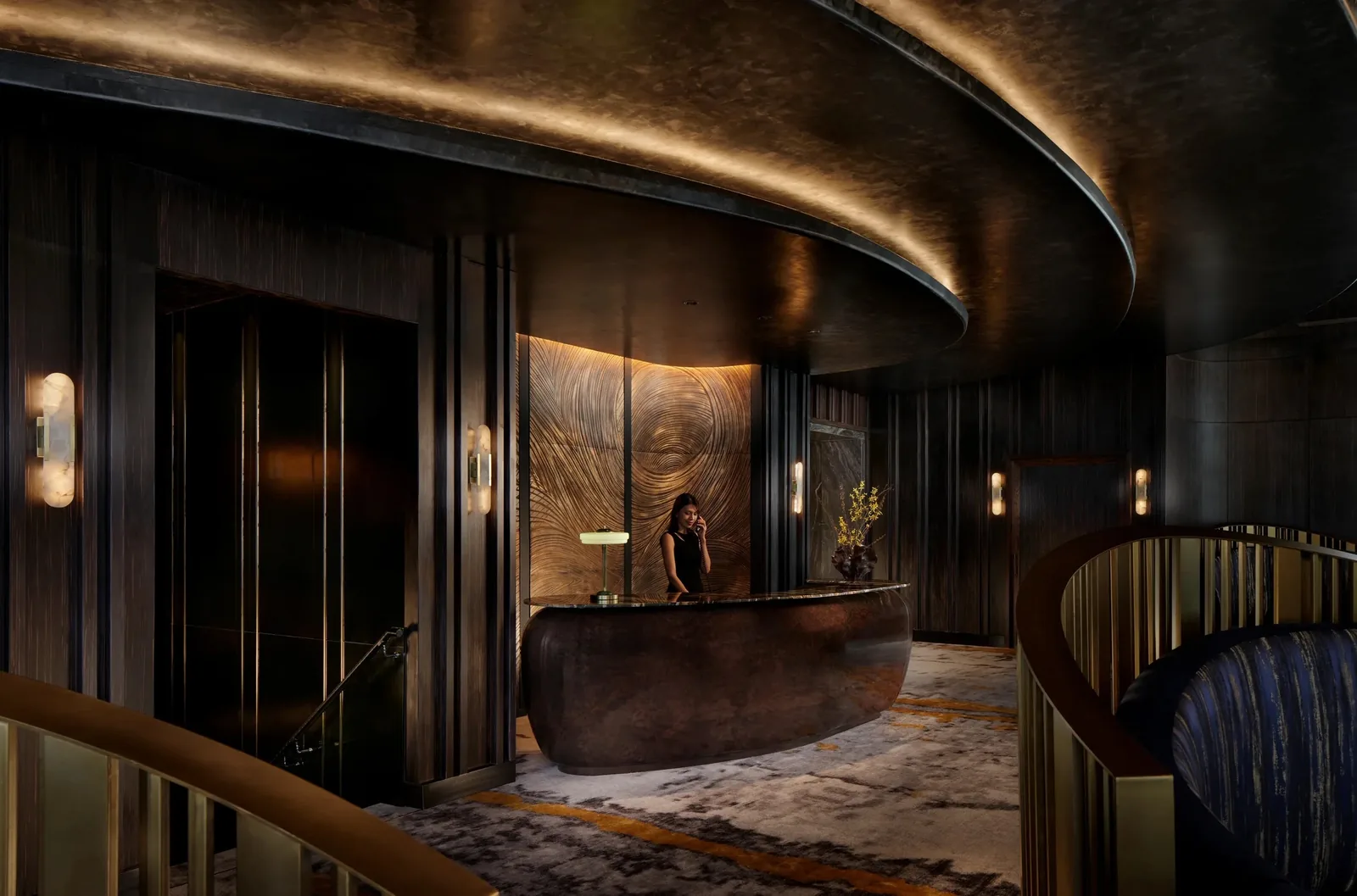 Nobu Bangkok - reception lounge entry