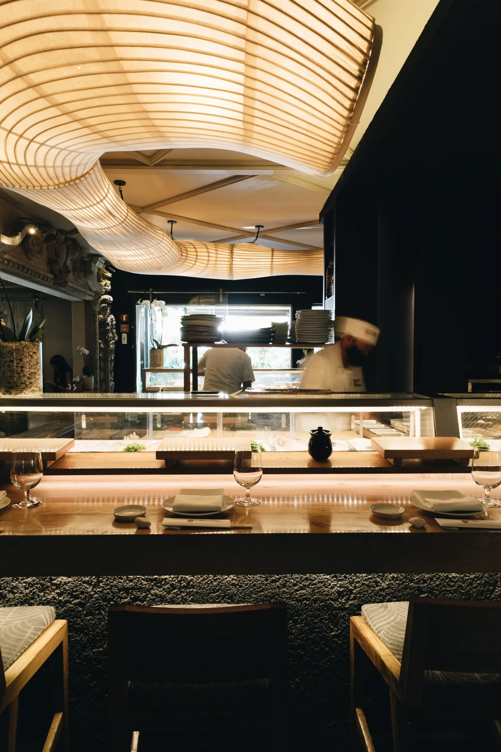Nobu - sushi bar counter
