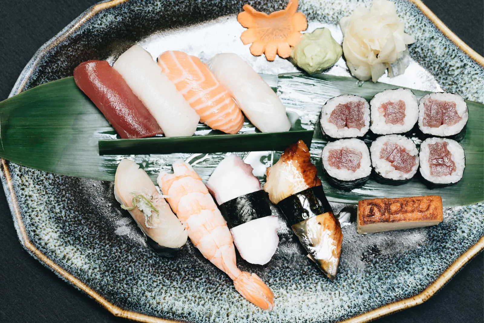 Nobu - nigiri and sushi platter