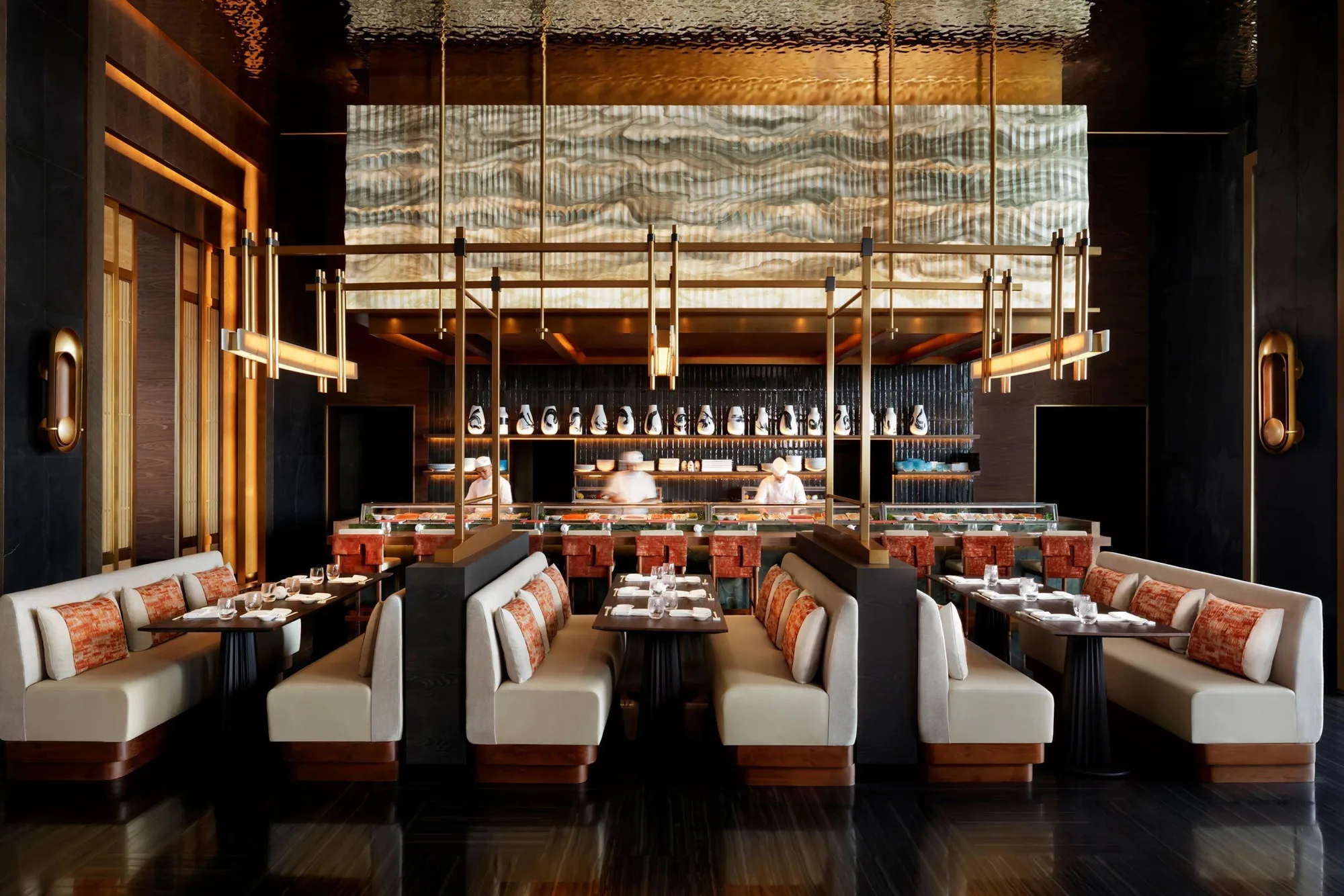 Nobu - kinetic ceiling dining