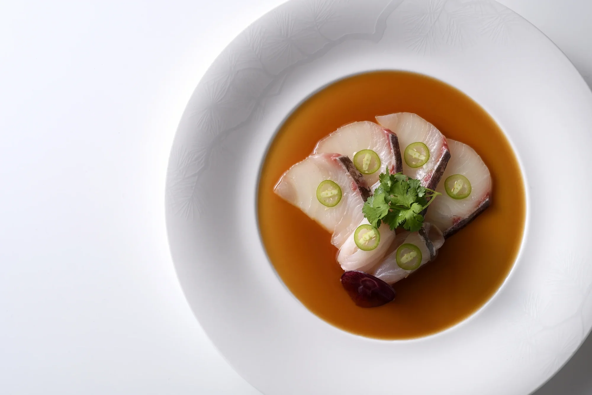 Nobu Miami - yellowtail sashimi with jalapeno