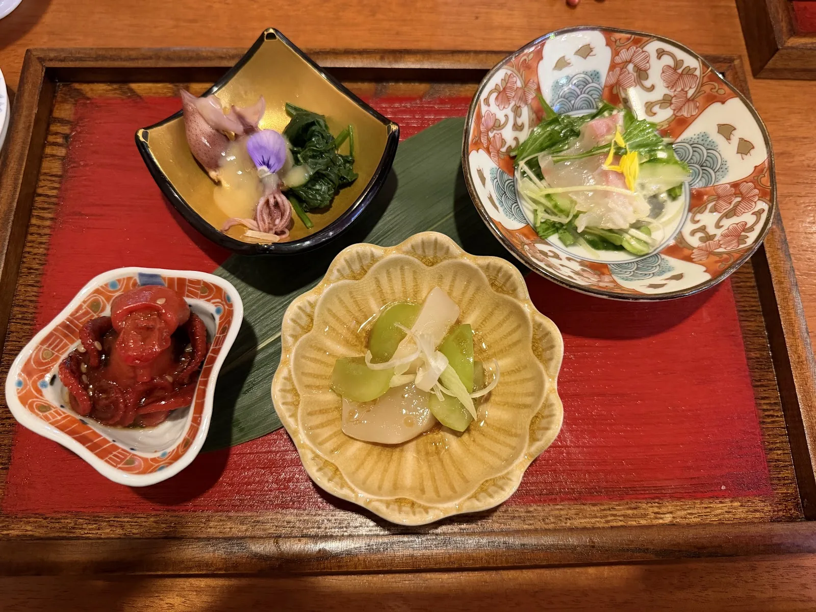 Octopus' Garden - kaiseki spread