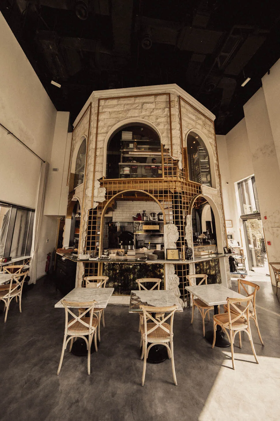 Orfali Bros - kitchen from dining room