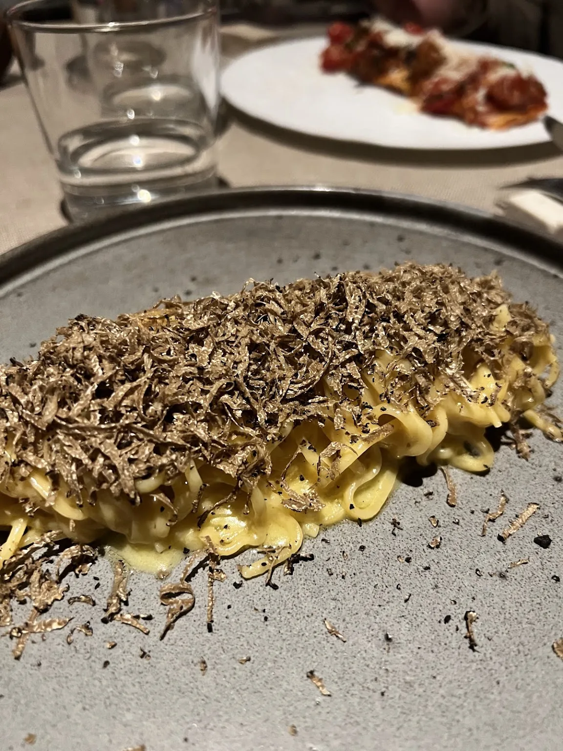 Osteria del Becco - tagliolini under shaved truffle