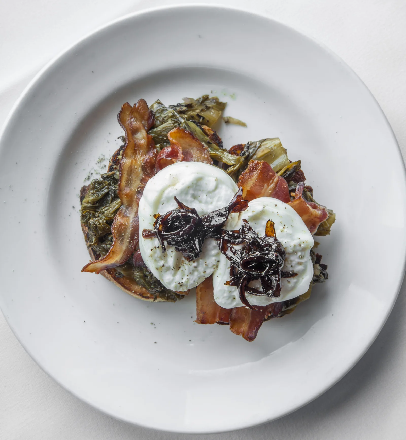 Osteria Mozza - burrata bacon