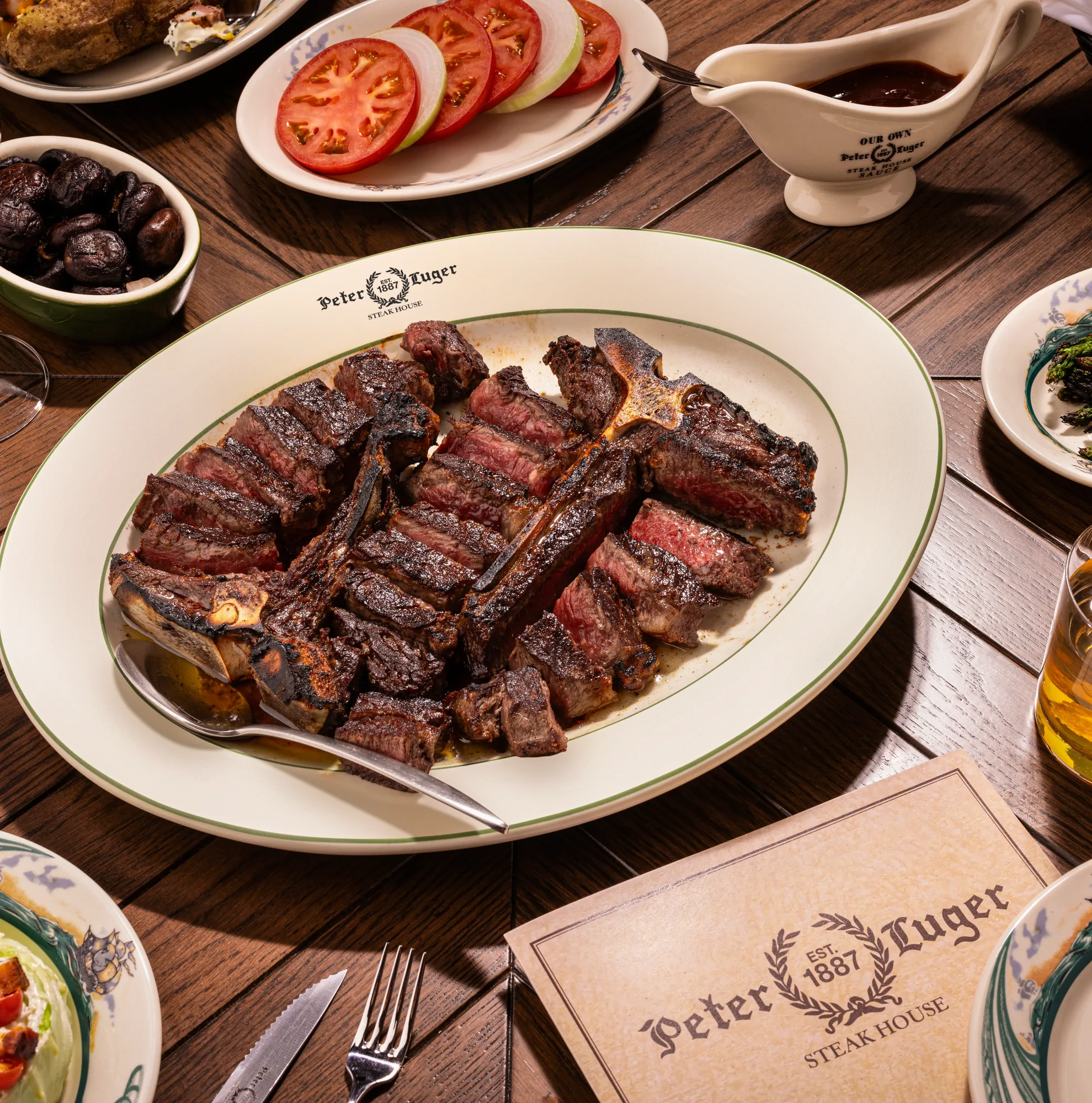 Peter Luger at Caesars Palace - porterhouse for two