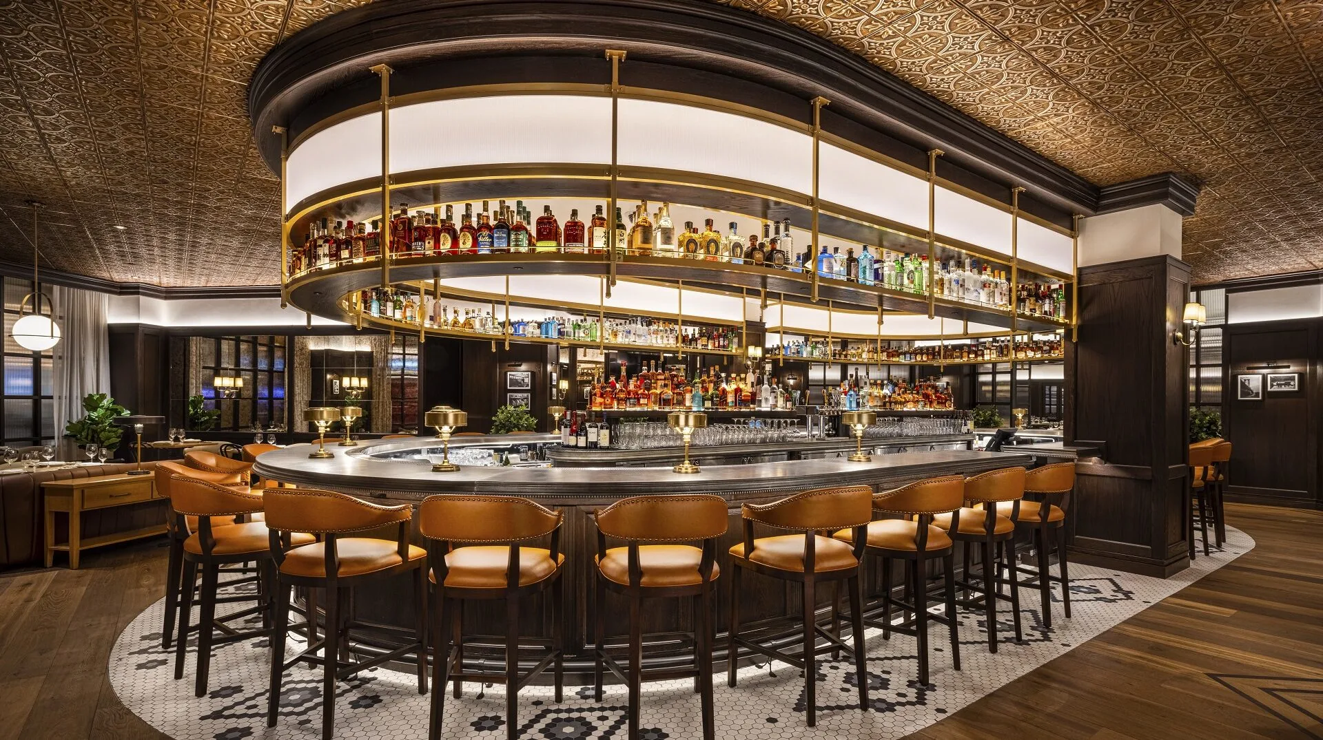 Peter Luger at Caesars Palace - bar wide