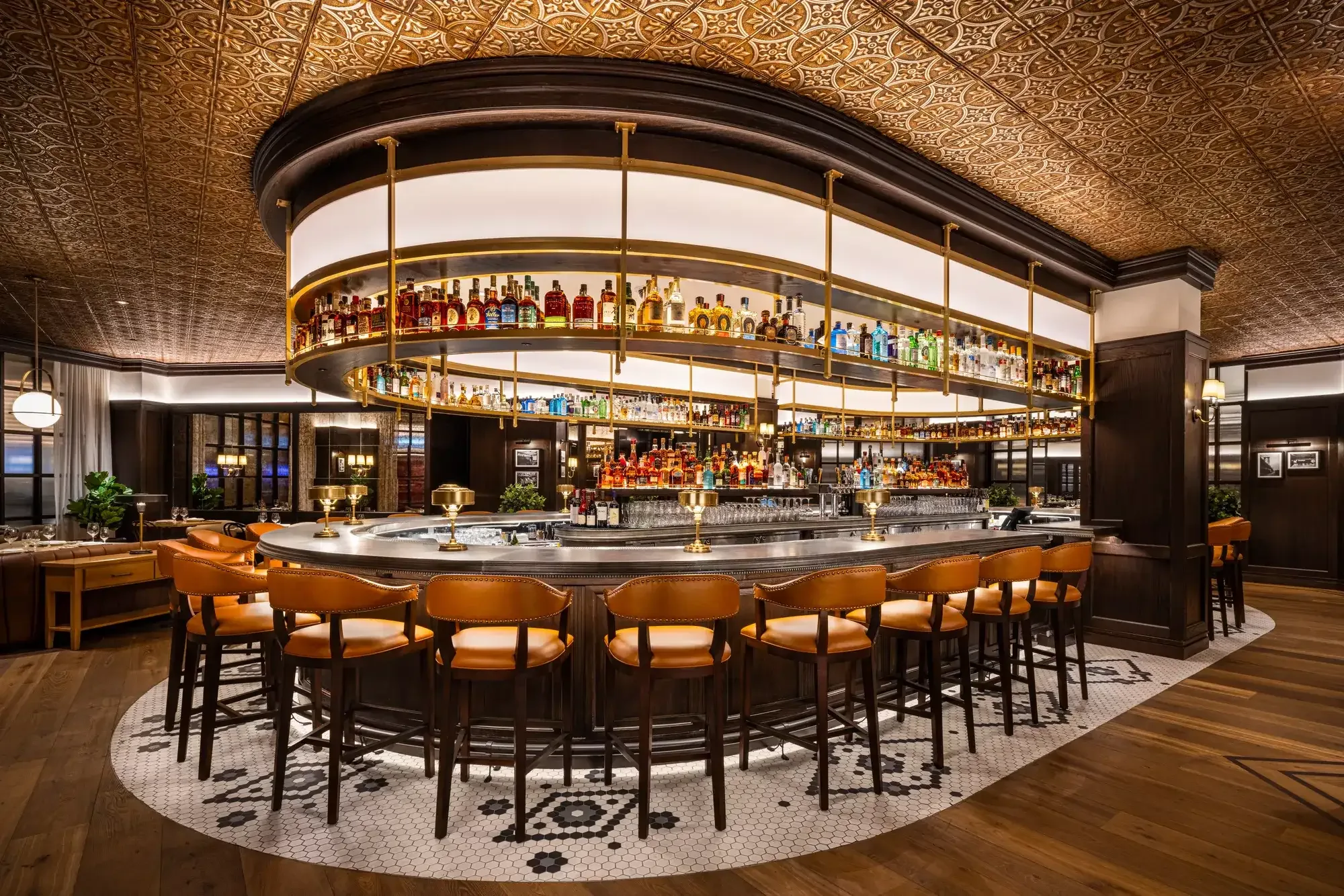 Peter Luger at Caesars Palace - bar detail