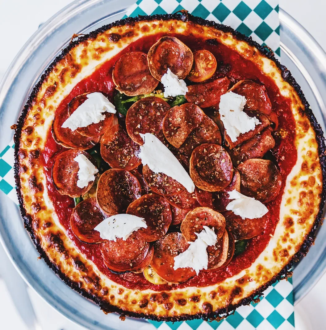 Pizano's Pizza & Pasta - deep dish pepperoni