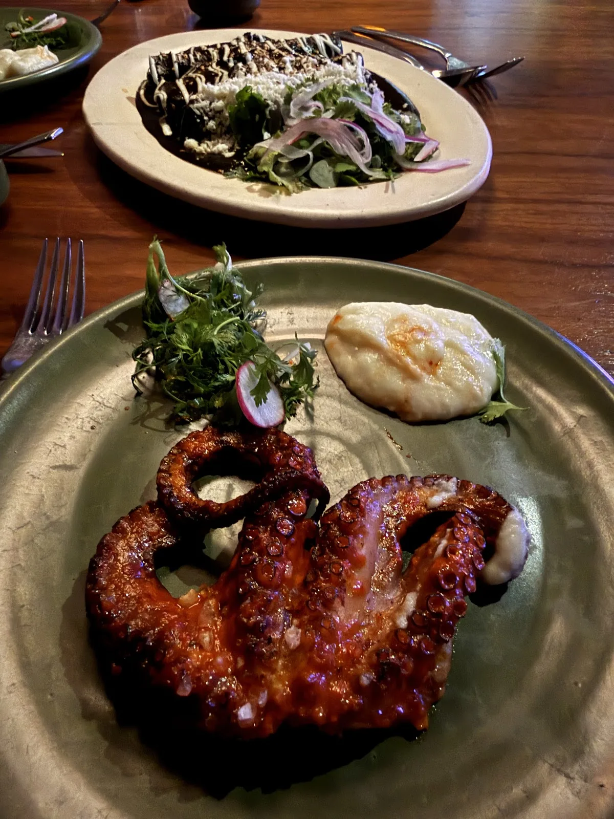 Porfirio's - grilled octopus