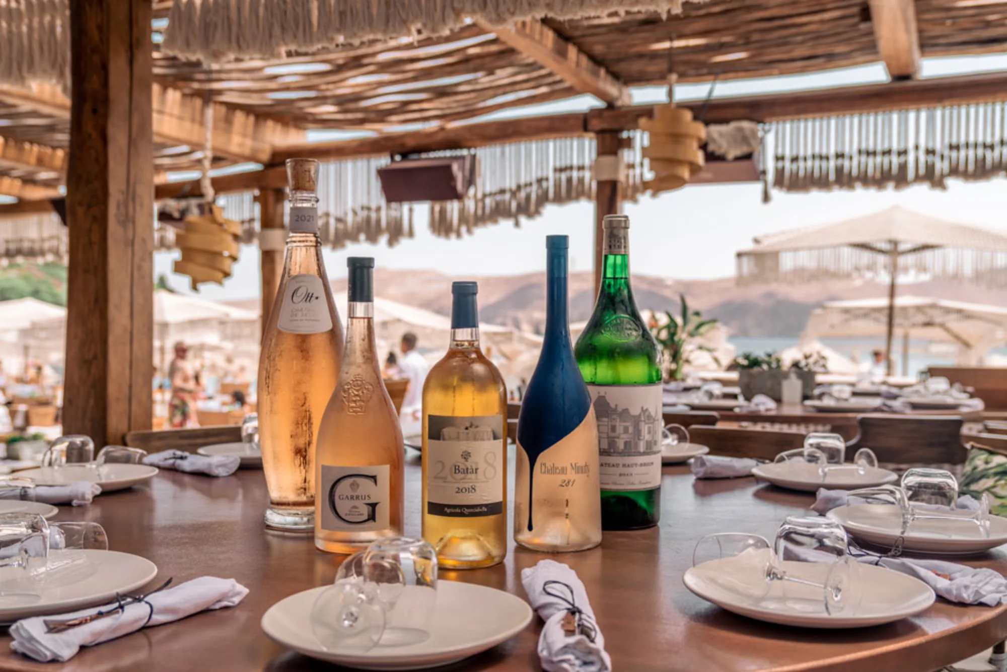 Principote - wine table sea view