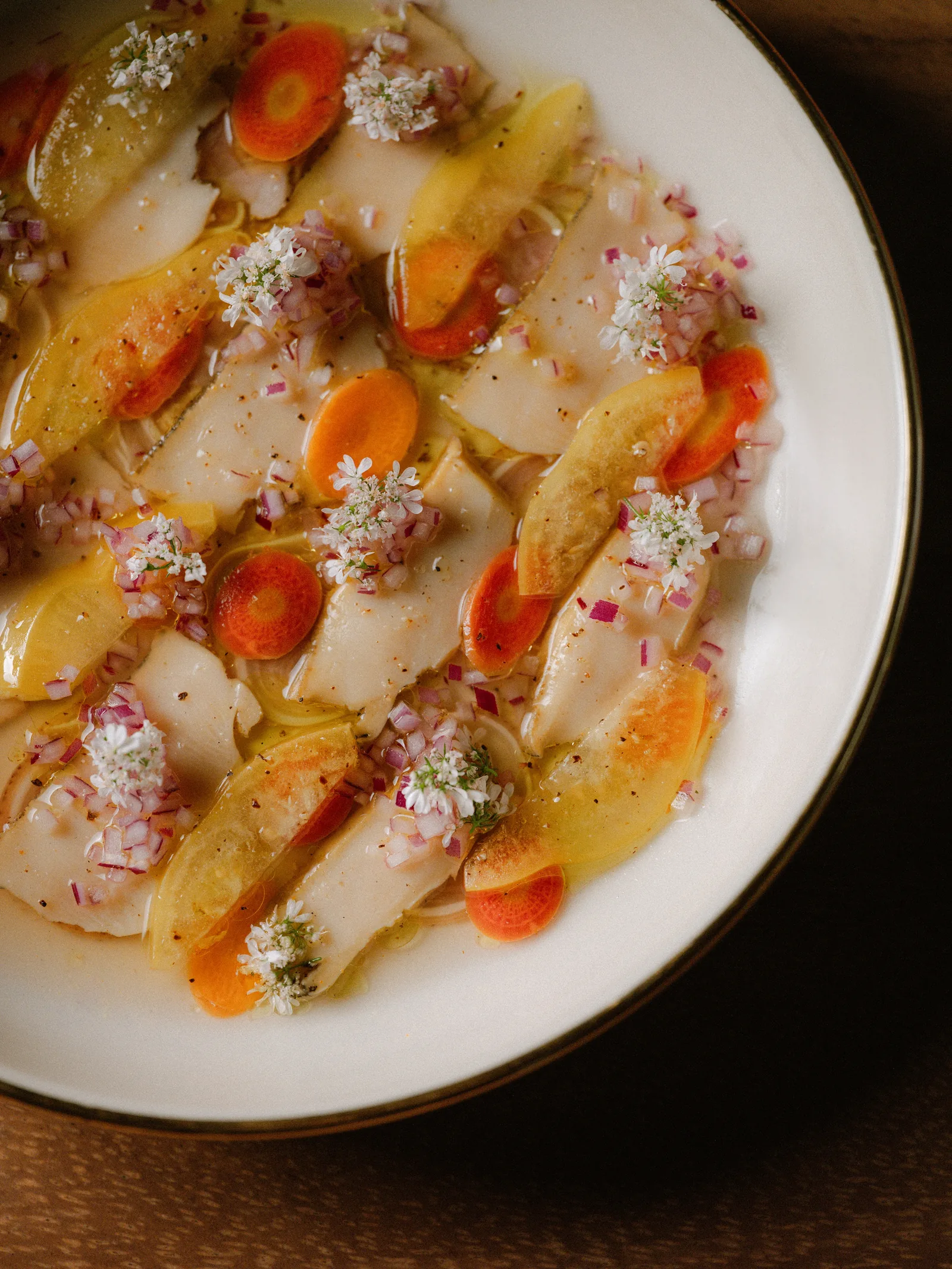 Pujol - plated seafood dish