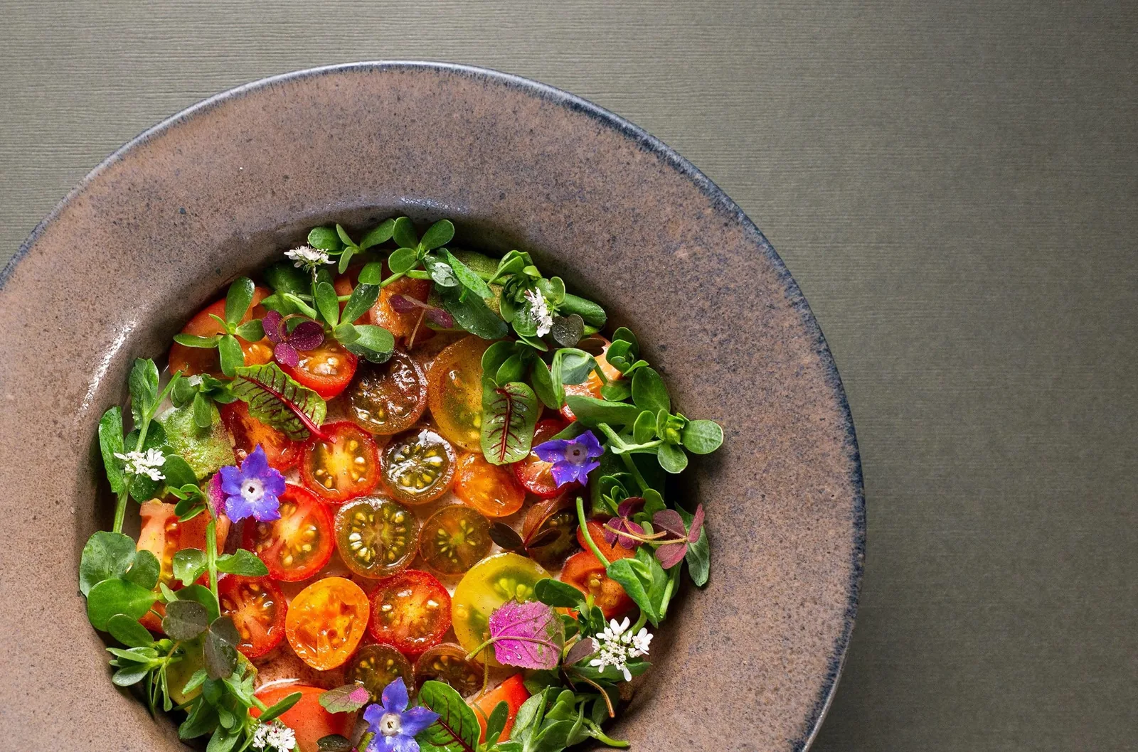 Quintonil - heirloom tomato dish