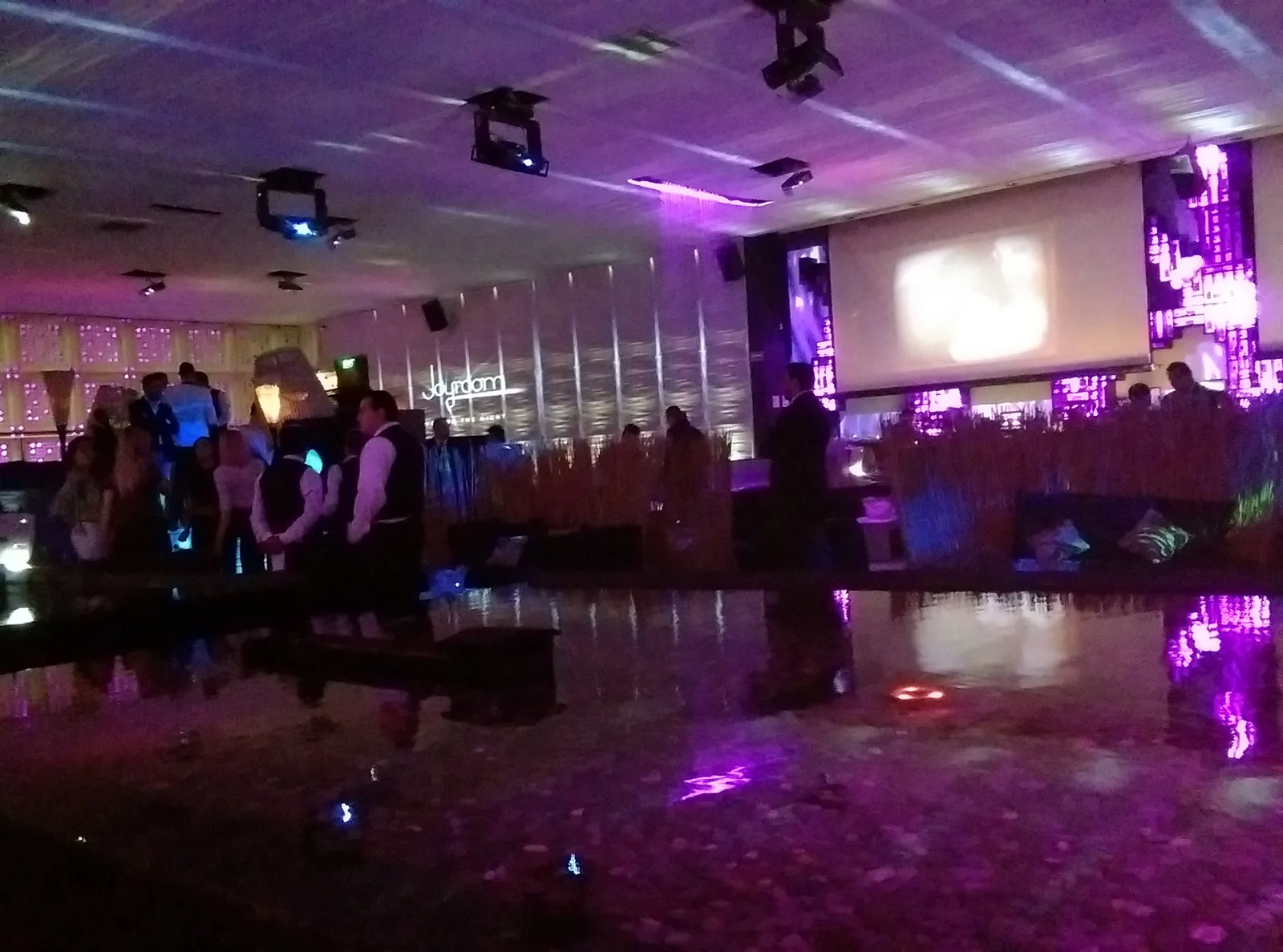 Ragga Club by Joy - room and dance floor under purple lighti