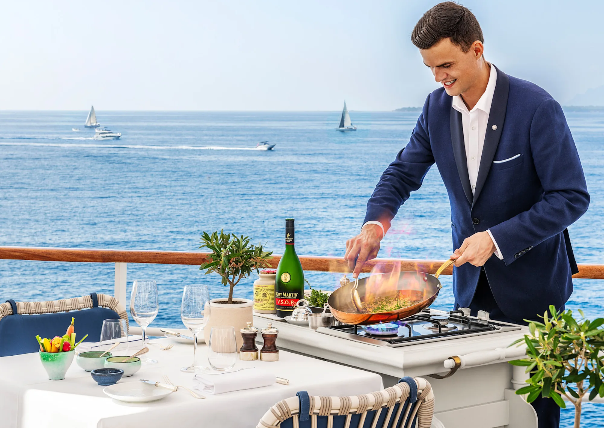 Restaurant Eden-Roc - tableside flambe