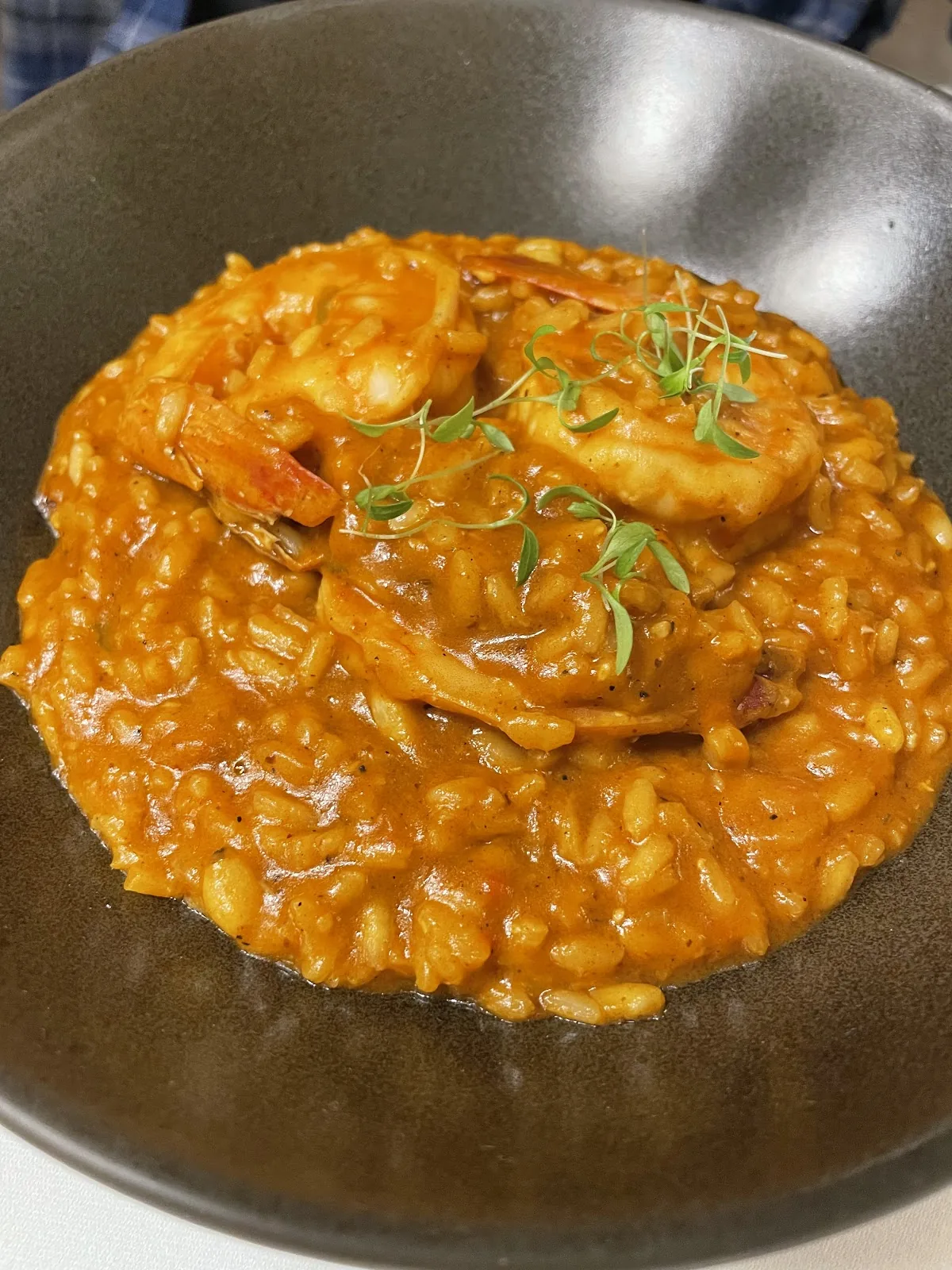 Ristorante Romina - dish shrimp risotto
