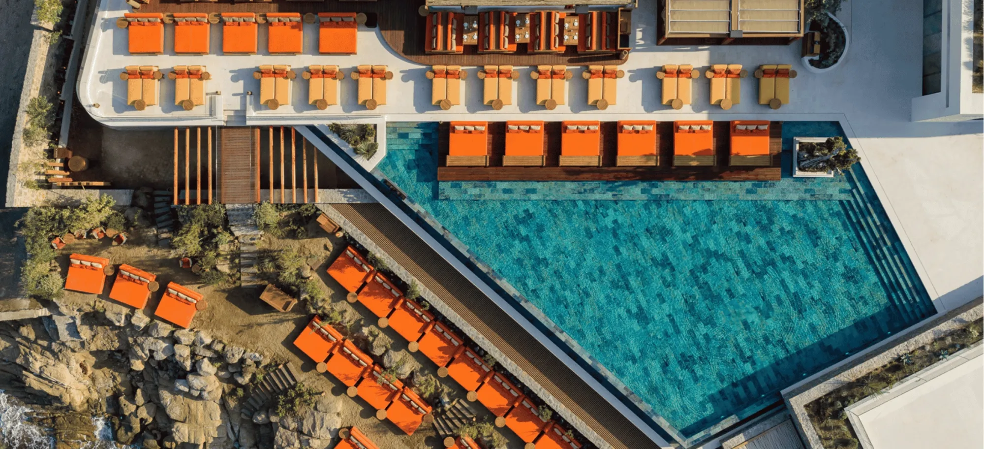 ROKA - aerial pool deck