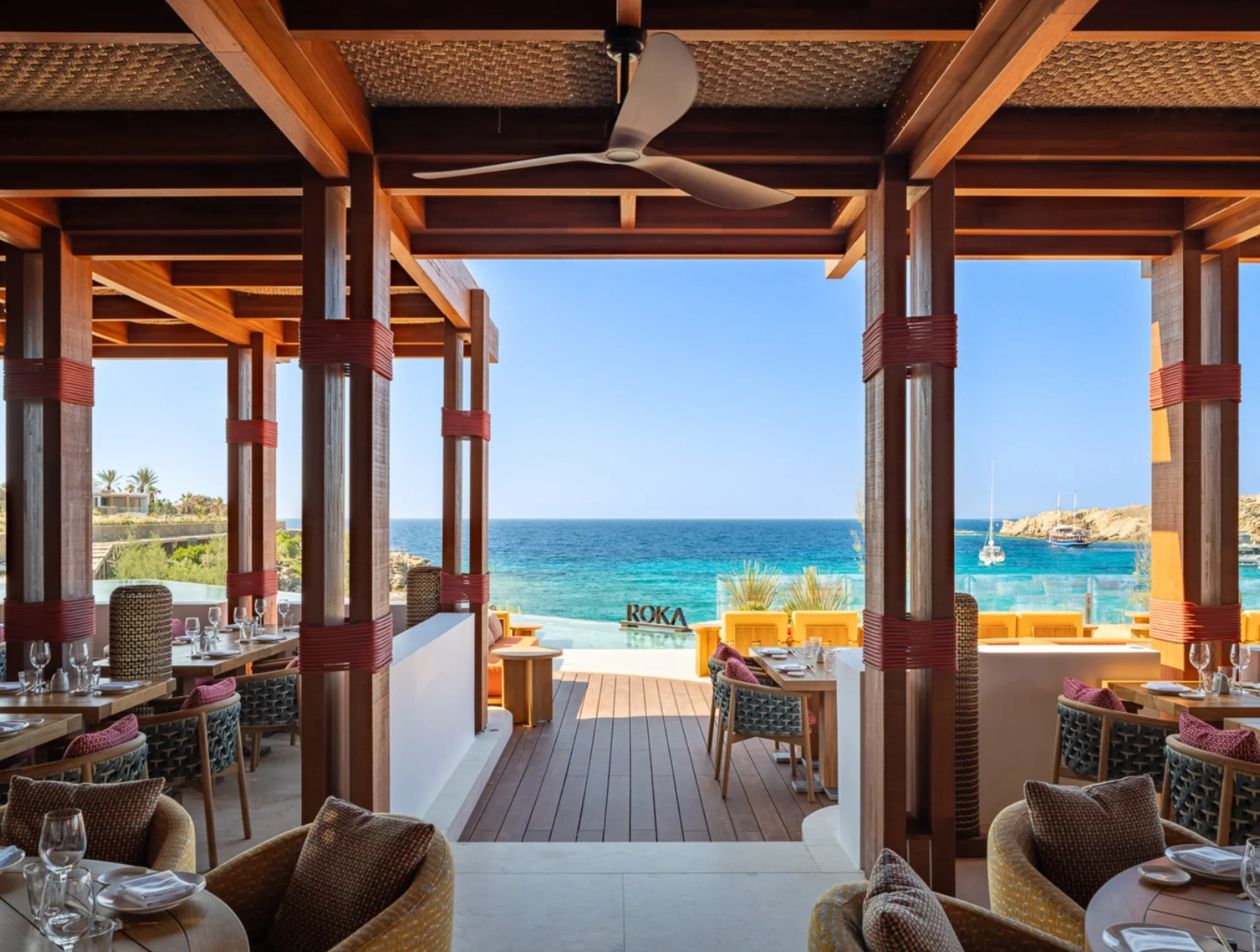 ROKA - dining terrace sea view