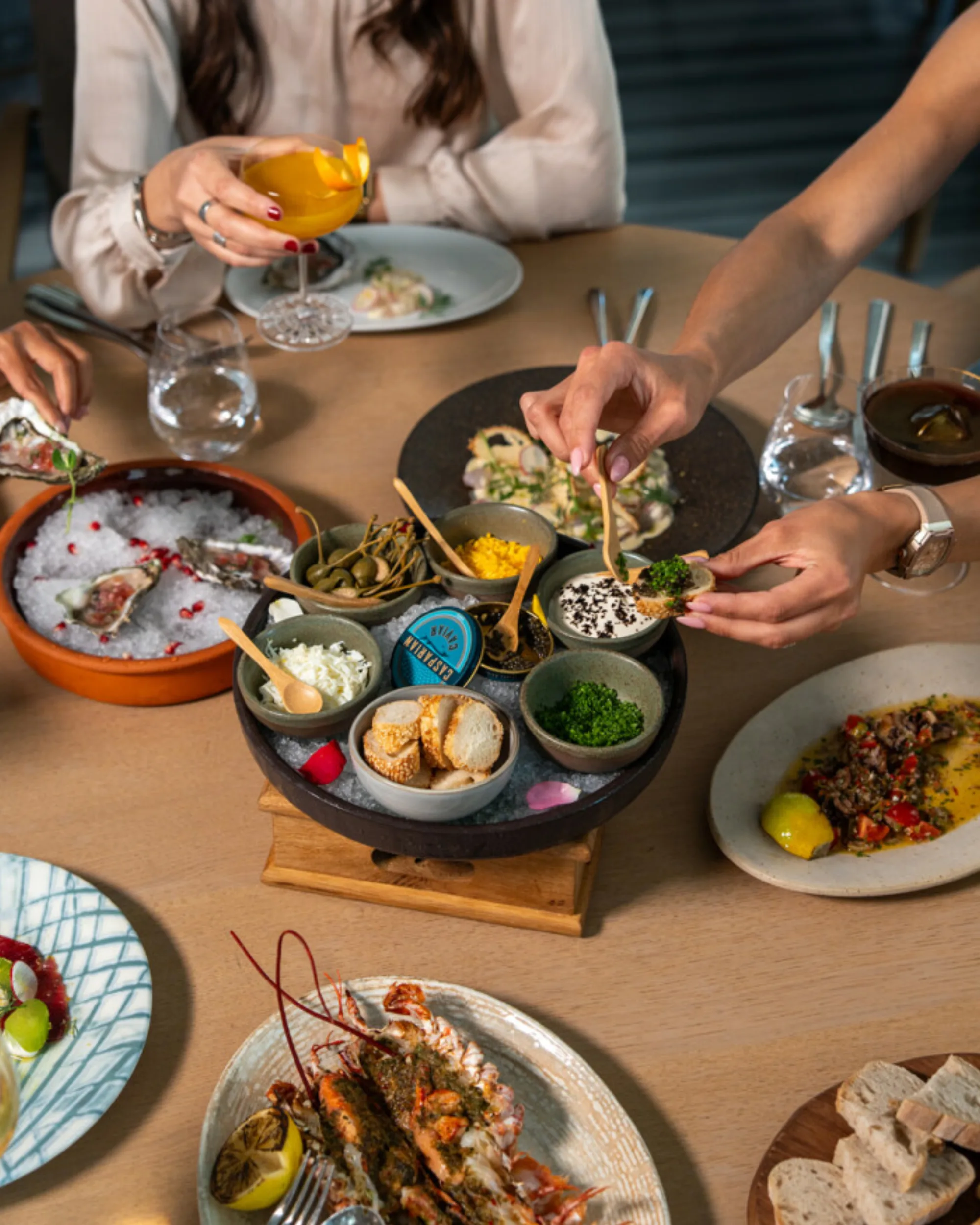 Ruya - meze sharing table