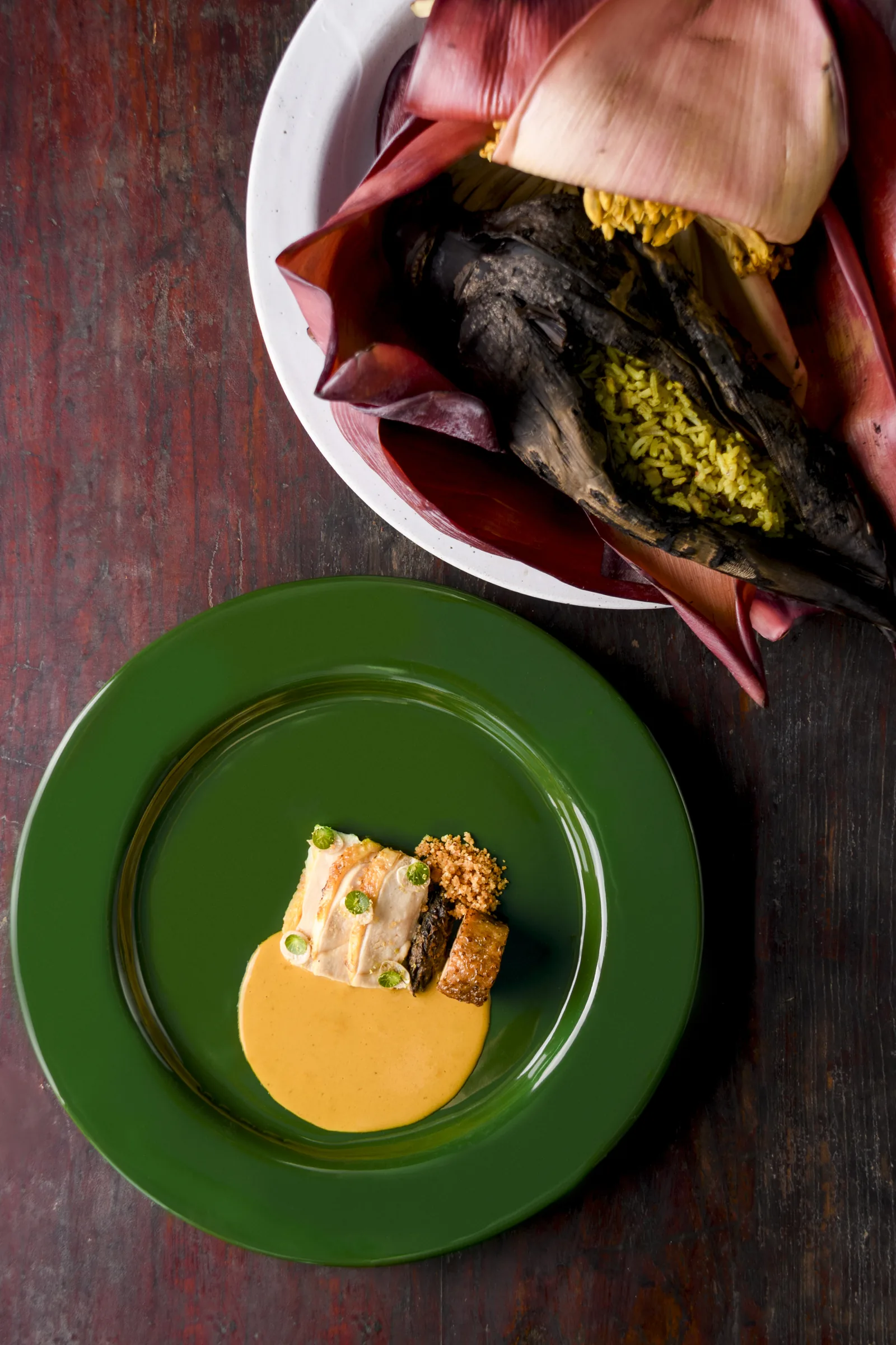 Saawaan - banana flower dish