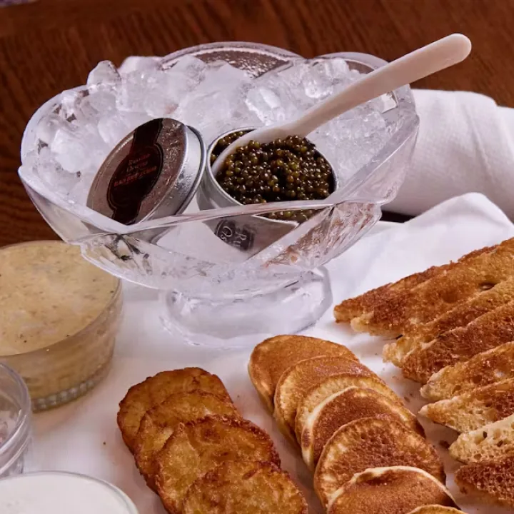 Sadelle's - caviar service