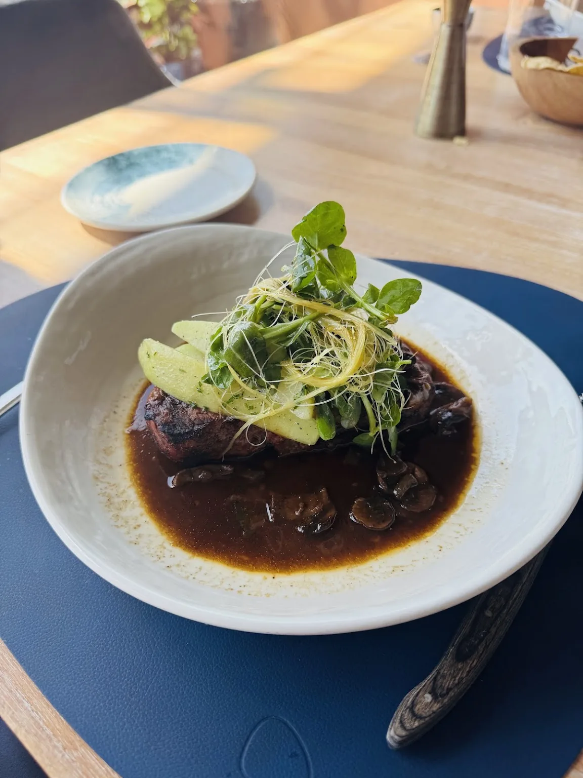 Samos - beef in a mole style sauce