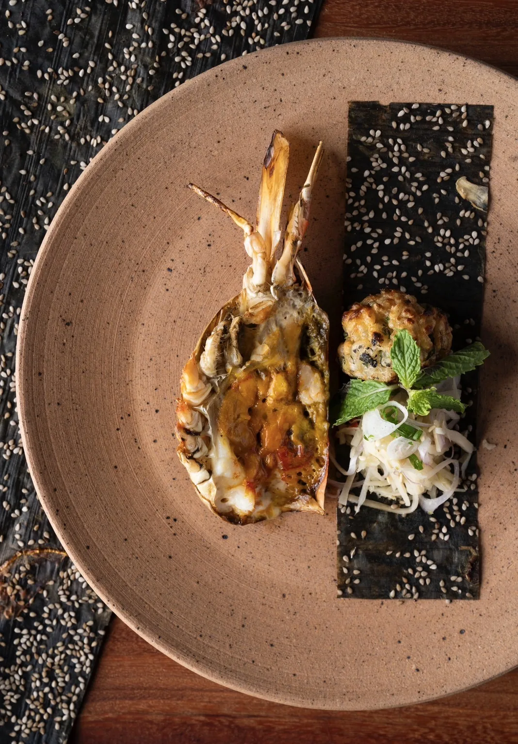 Samrub Samrub Thai - grilled river prawn