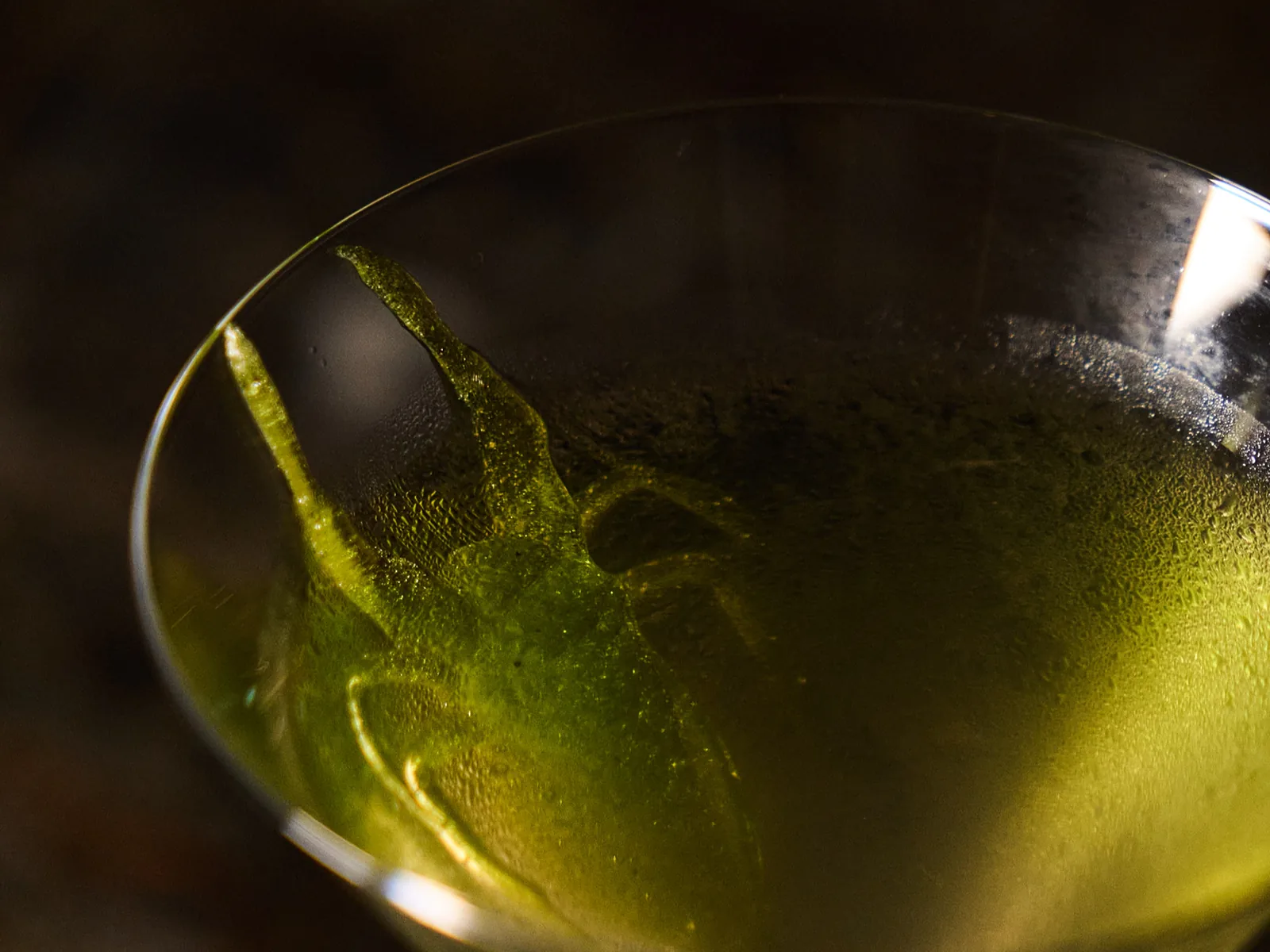 Sanctuary Bangkok - green cocktail