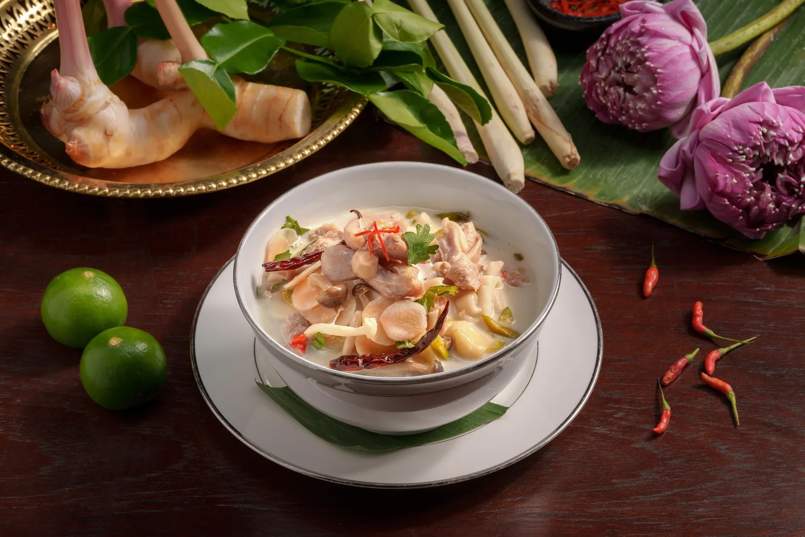 Saneh Jaan - tom kha coconut seafood soup