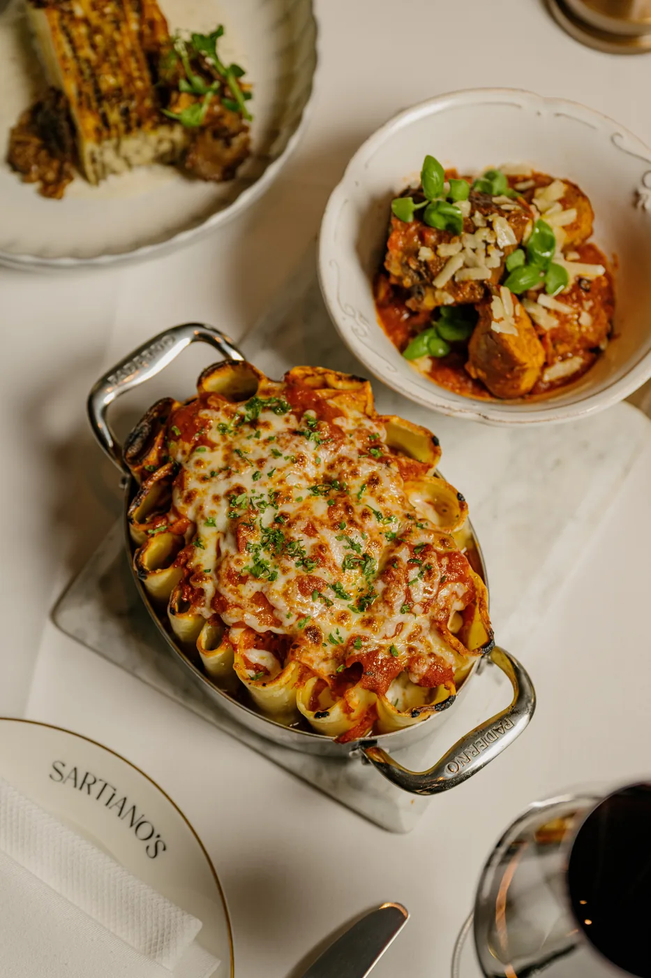 Sartiano's - paccheri dish