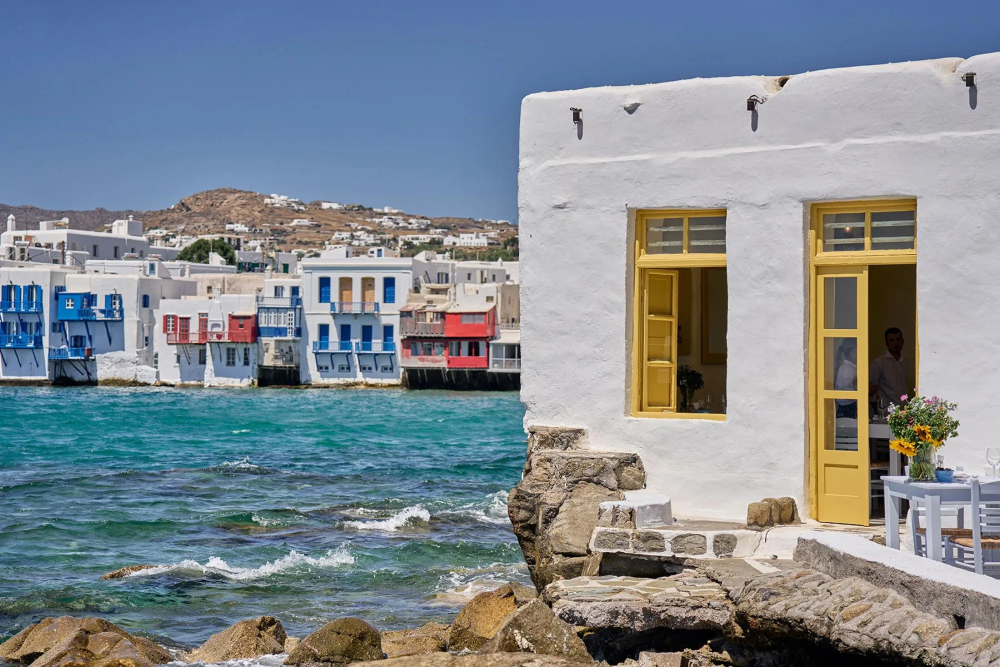 Sea Satin - whitewashed facade little venice
