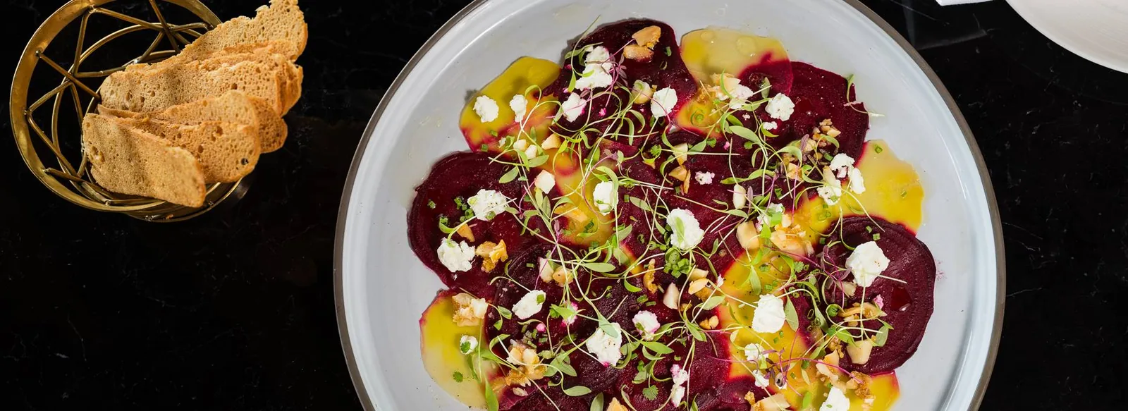 SEEN Restaurant - beetroot salad course