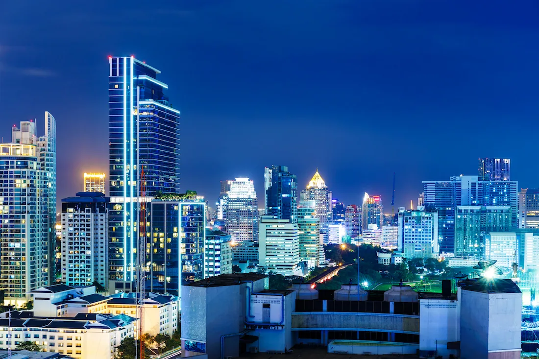 Sky on 20 - city skyline night view