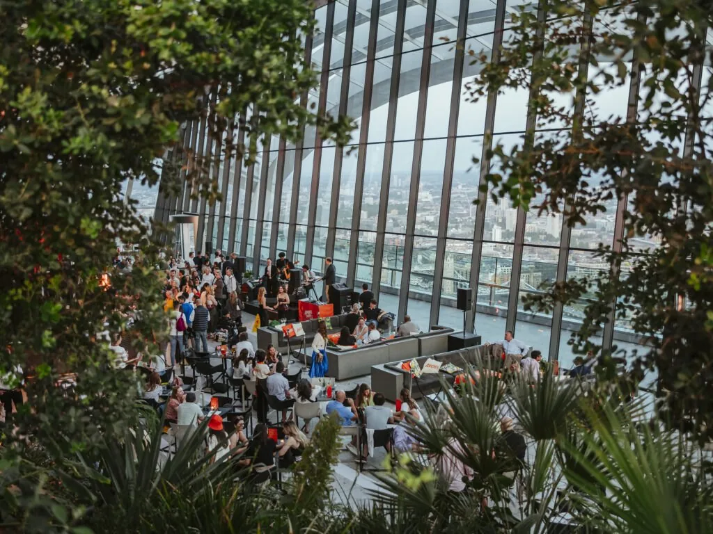 Sky Pod Bar at Sky Garden, rooftop bars in London 3