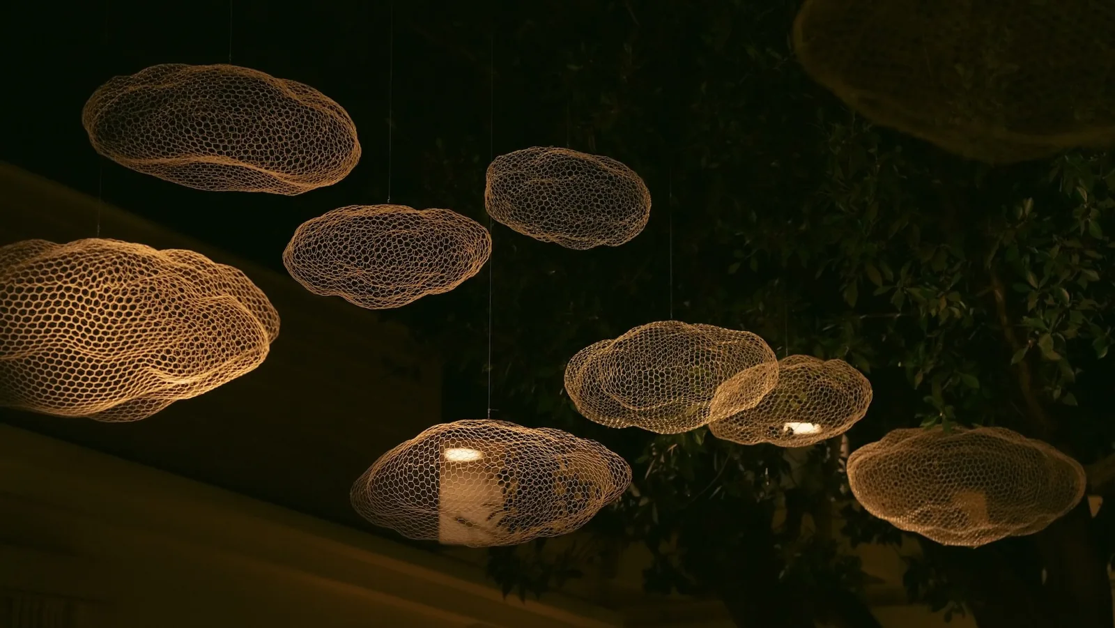 Somni - terrace light sculptures