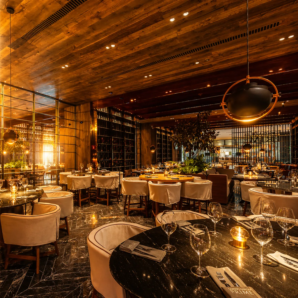 Sonora Grill Prime - warm lit main dining room