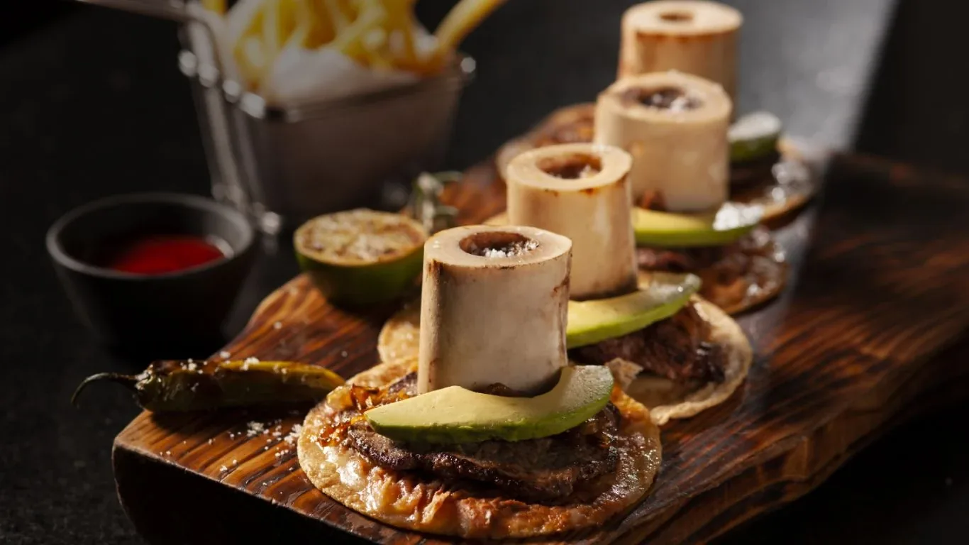 Sonora Grill Prime - roasted bone marrow with tortillas