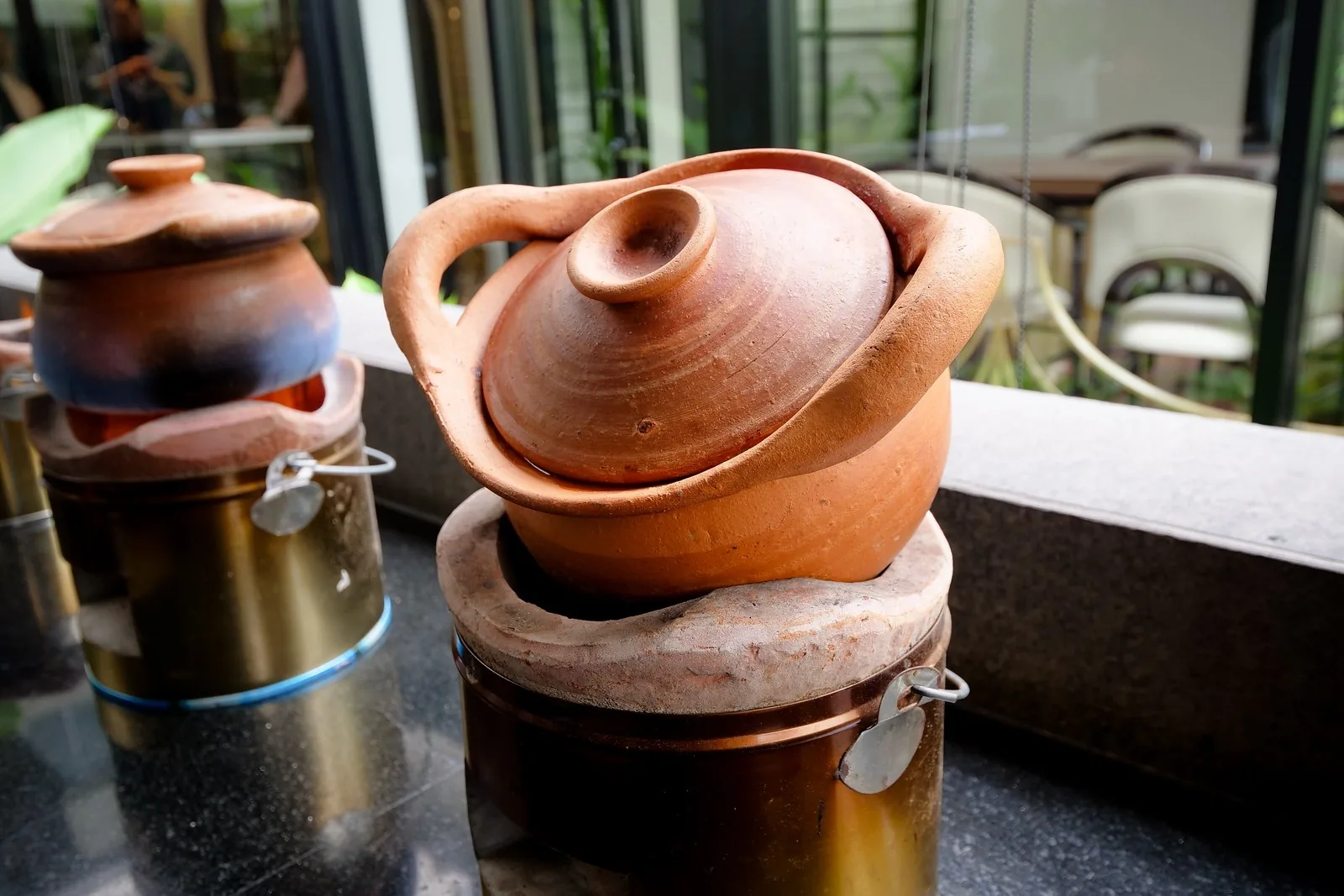Sorn - clay pot charcoal cooking station