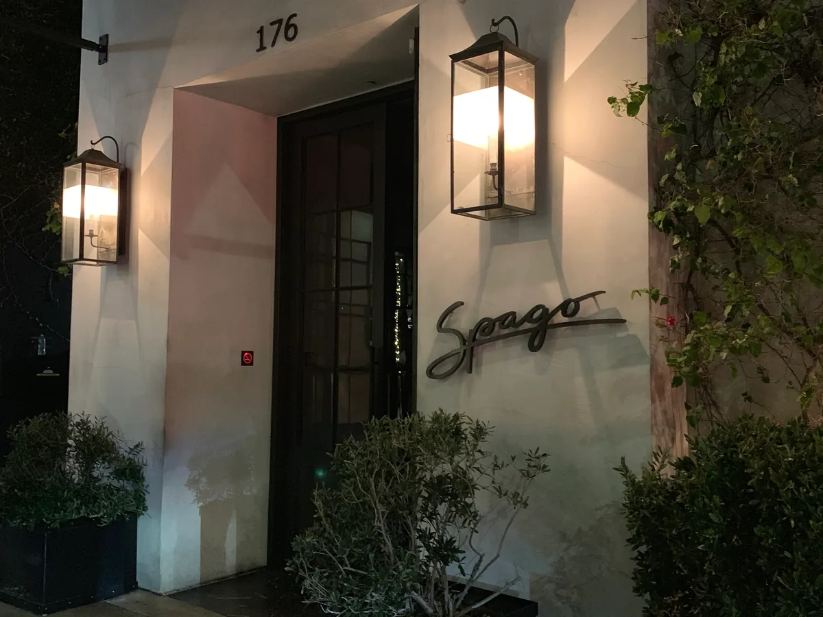 Spago Beverly Hills - spago exterior canon drive entrance