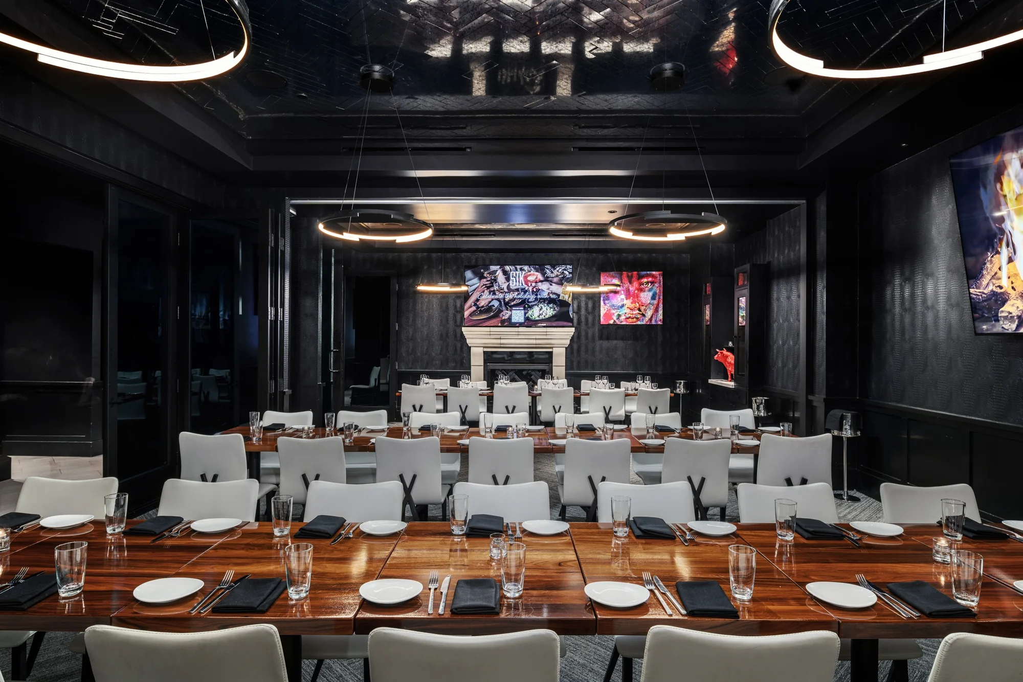 STK Los Angeles - the private dining room