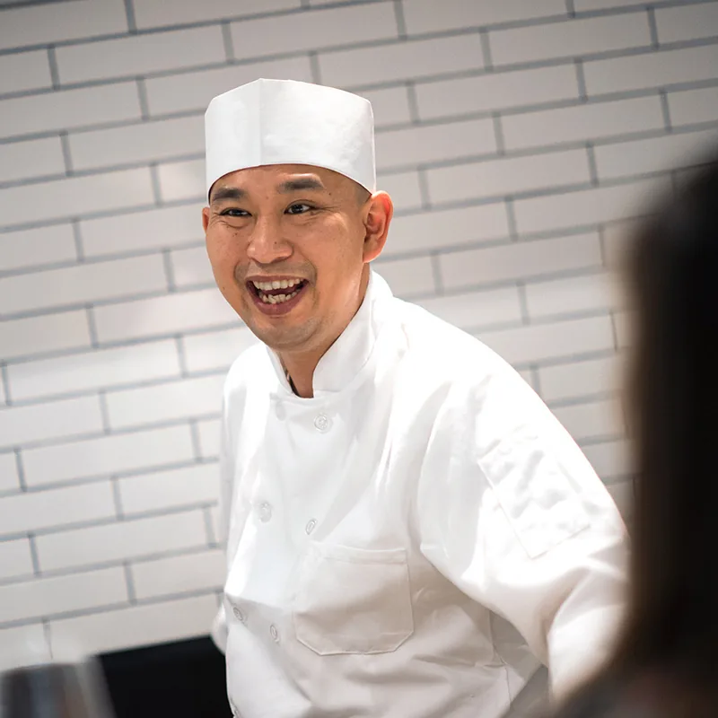 Sushi Nakazawa - chef at counter