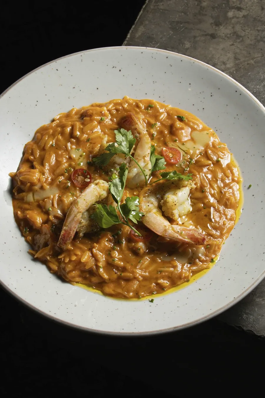 Taboo Polanco - shrimp risotto