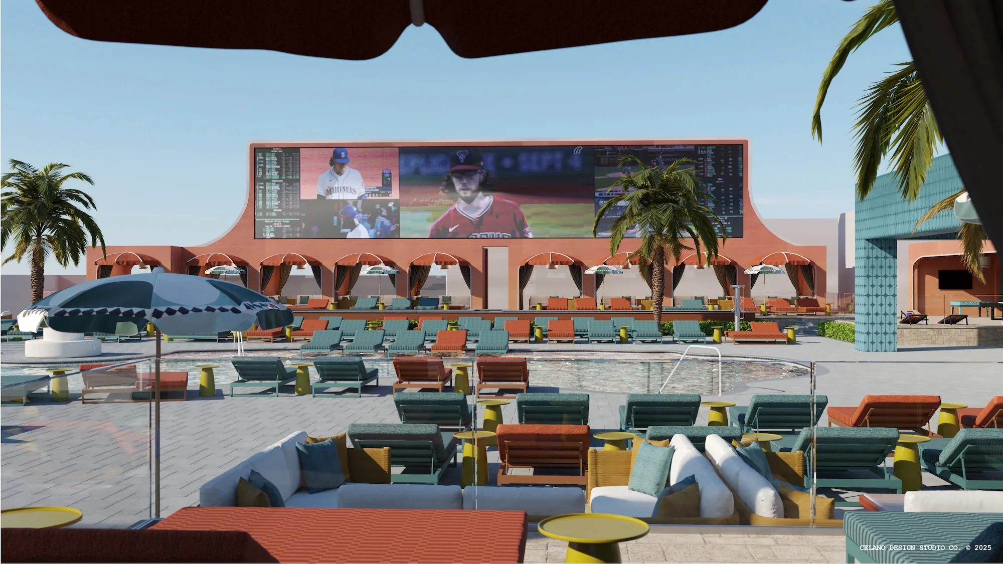 Tailgate Beach Club at Mandalay Bay - venue rendering sports